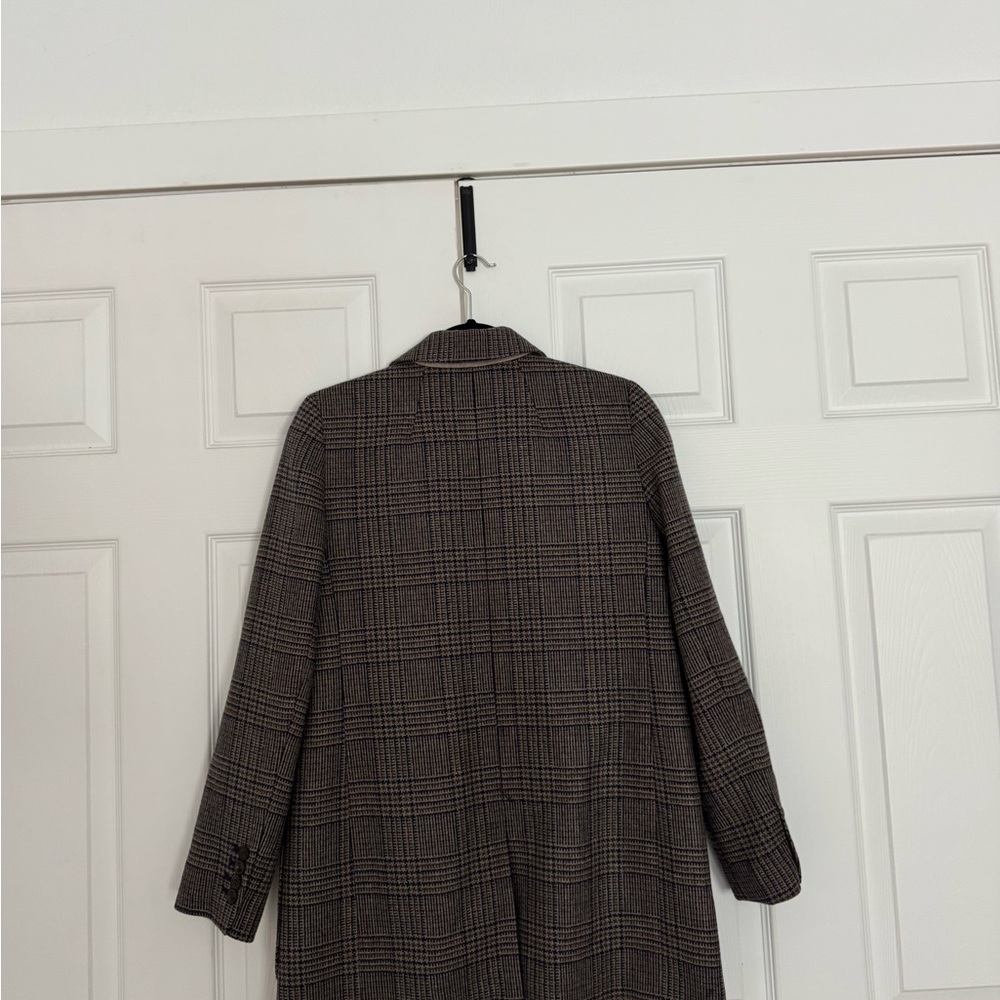 Madewell Plaid Blazer - Brown and Black - Picture 2 of 2